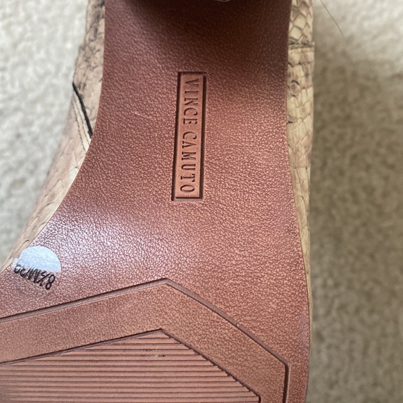 Vince Camuto Snakeskin Ankle Booties - Picture 4 of 6